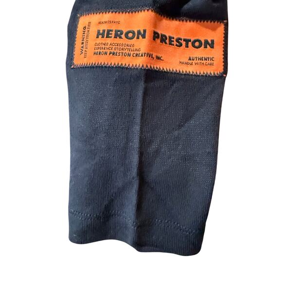 RETAIL $775 Heron Preston Black Minidress*NEW WITH TAGS*XL - Picture 6 of 7